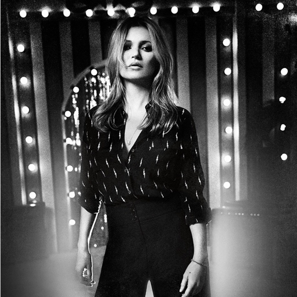 Equipment x Kate Moss Silk Button Down Blouse